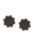 Monica Sordo Maxi Earrings - Black