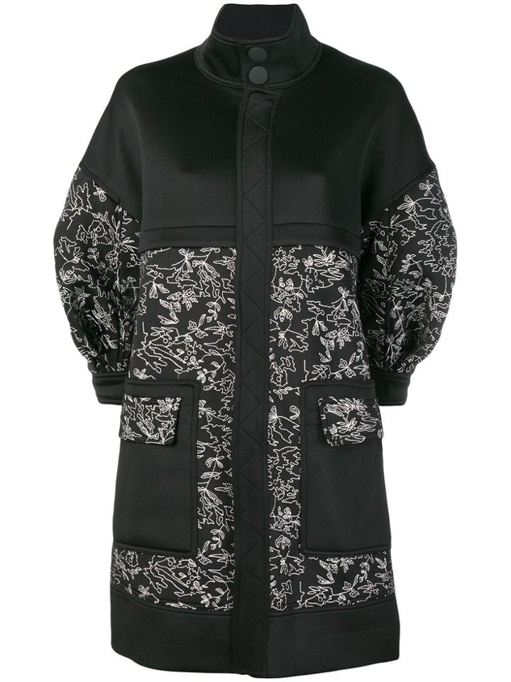 Three Floor Sketch Coat - Black