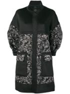 Three Floor Sketch Coat - Black