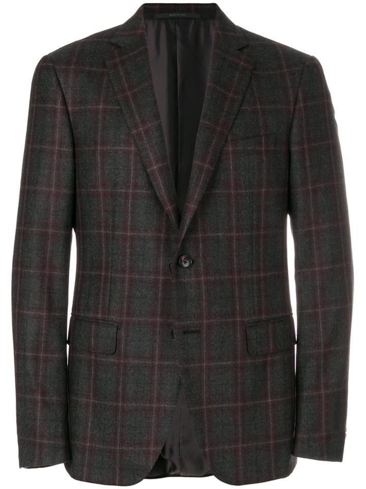 Pal Zileri Checked Blazer - Grey