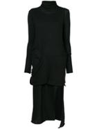 Barbara I Gongini Deconstructed Stretch Dress - Black