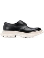 Alexander Mcqueen Chunky Sole Derby Shoes - Black