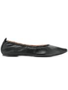 Joseph Lovecat Point Ballerinas - Black