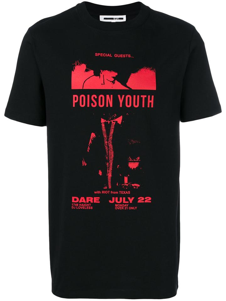 Mcq Alexander Mcqueen Poison Youth T-shirt - Black