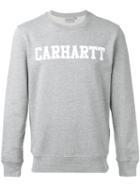 Carhartt - Logo Print Sweatshirt - Men - Cotton - S, Grey, Cotton