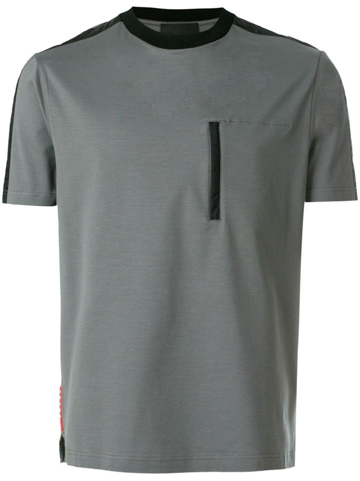 Prada Two Tone T-shirt - Grey