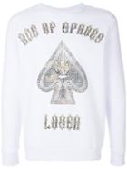 John Richmond Print Long-sleeve Sweatshirt - White