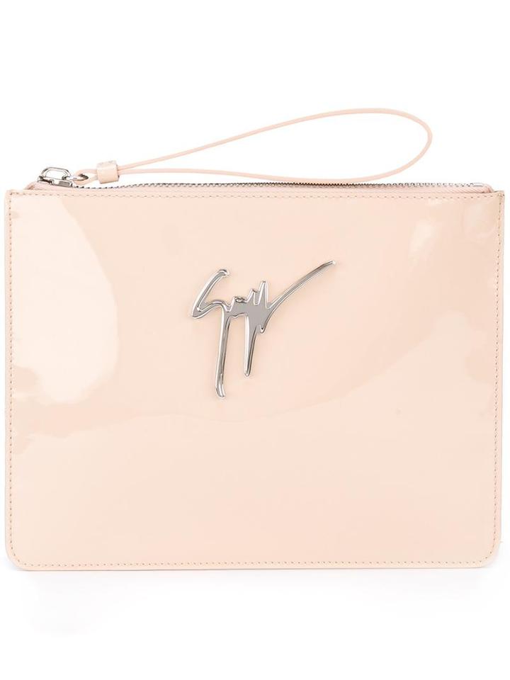 Giuseppe Zanotti Design 'margery' Clutch, Women's, Nude/neutrals