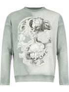 Avant Toi Skull Sweatshirt - Grey