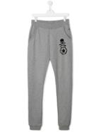 Philipp Plein Kids Groove Track Pants, Boy's, Size: 14 Yrs, Grey