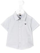 Armani Junior Micro Printed Shirt, Toddler Boy's, Size: 12 Mth, White