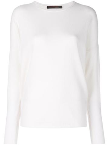 Incentive! Cashmere - Semi-sheer Jumper - Women - Cashmere - L, White, Cashmere