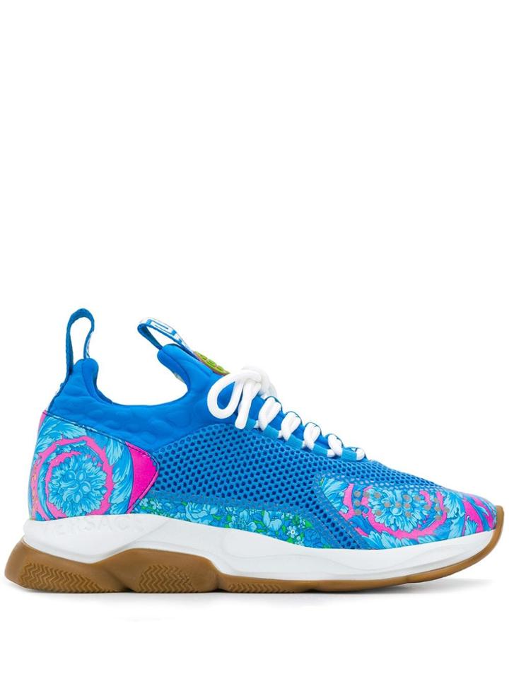 Versace Cross Chainer Sneakers - Blue