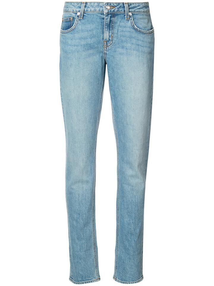 Derek Lam 10 Crosby - Straight Jeans - Women - Cotton/spandex/elastane - 32, Blue, Cotton/spandex/elastane