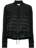 Moncler Knitted Sleeve Puffer Jacket - Black