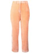 Sies Marjan Ribbed Velvet Trousers - Yellow & Orange