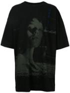 Juun.j - Face Print Oversized T-shirt - Men - Cotton - M, Black, Cotton