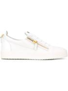 Giuseppe Zanotti Design Frankie Low-top Sneakers, Men's, Size: 43, White, Leather/rubber
