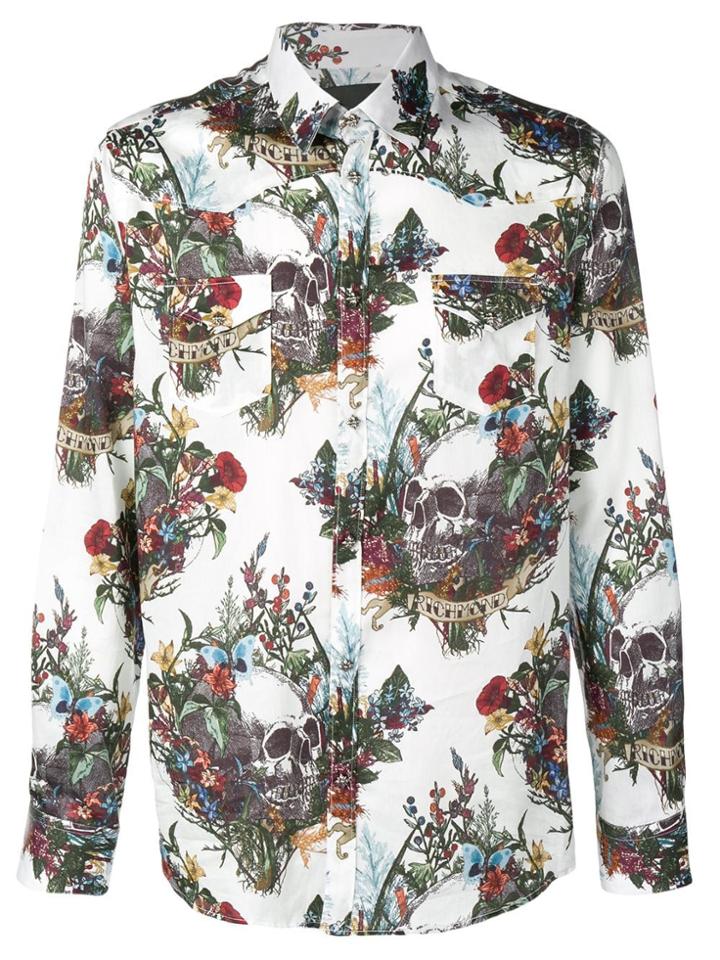John Richmond Printed Shirt - White