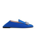 Sergio Rossi Embellished Loafers - Blue