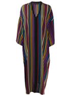 Etro Vertical Stripe Print Dress - Black