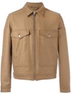 Ami Alexandre Mattiussi Buttoned Pockets Zipped Jacket