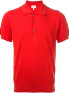 Brioni Classic Polo Shirt, Men's, Size: 50, Red, Cotton