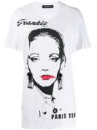 Frankie Morello Short Sleeved Embellished T-shirt - White