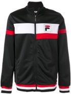 Fila Striped Logo Jacket - Black