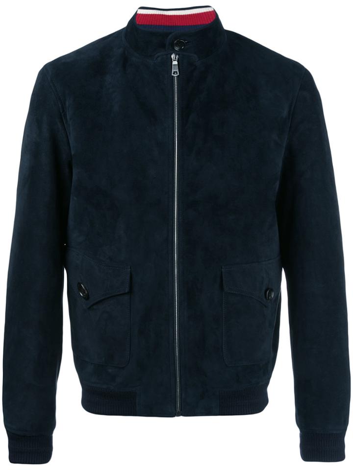 Gucci Stand Up Collar Jacket - Blue