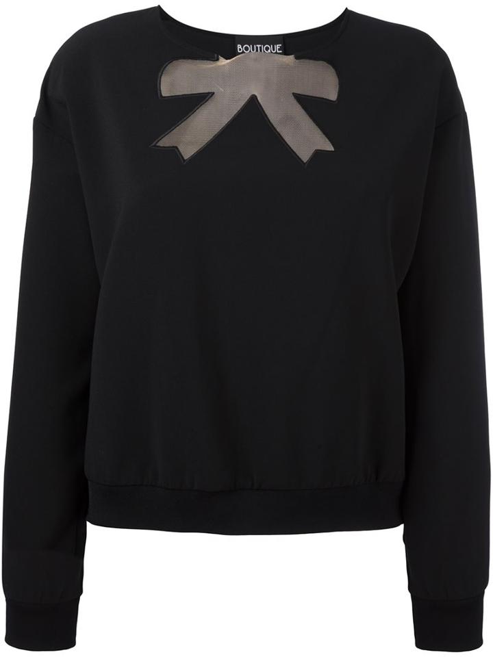 Boutique Moschino Bow Detail Sweatshirt