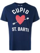 Mc2 Saint Barth - Heart Print T-shirt - Men - Cotton - S, Blue, Cotton