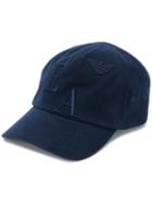 Emporio Armani Stitched Logo Cap - Blue