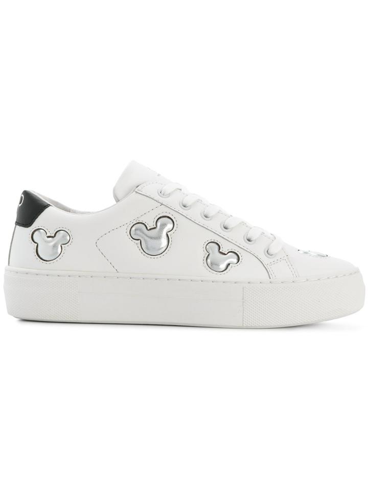 Moa Master Of Arts Mickey Mouse Embellished Sneakers - White