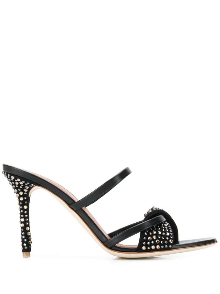 Malone Souliers Tasham Crystal Sandals - Black