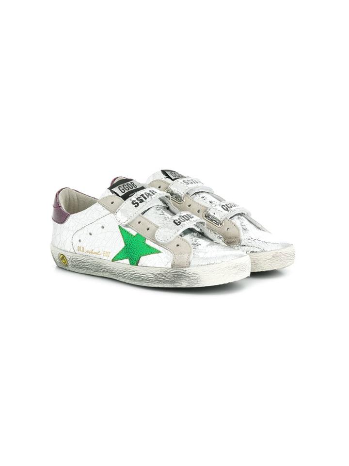 Golden Goose Deluxe Brand Kids Sstar Velcro Sneakers - Silver