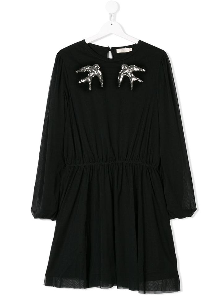 Andorine Teen Tulle Dress - Black