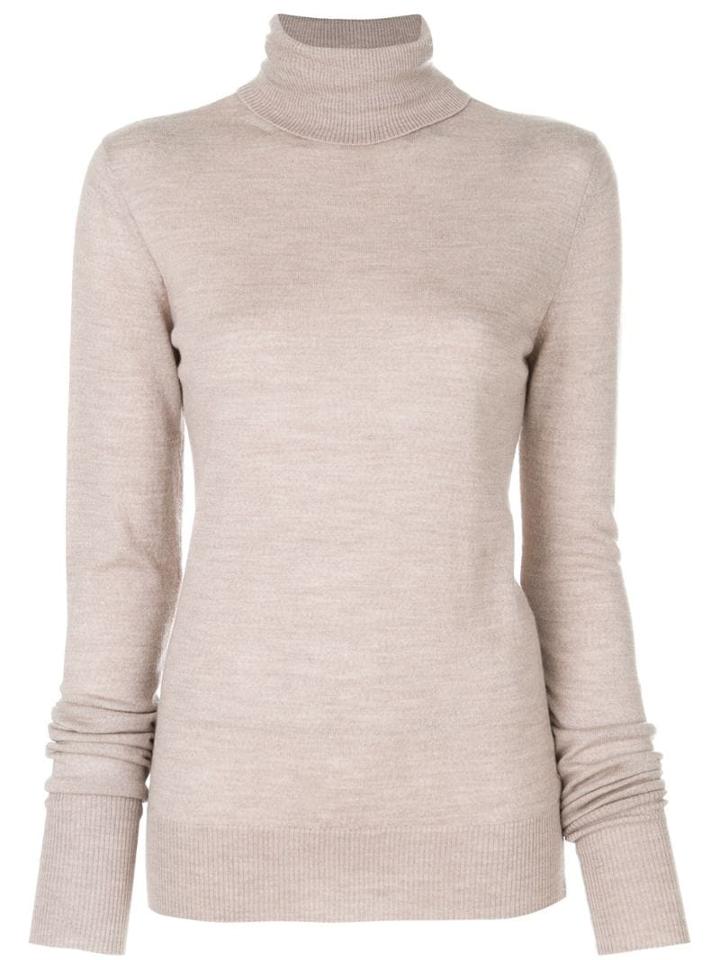 Chalayan Signature Split Neck Jumper - Neutrals