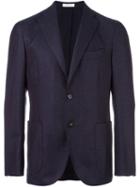 Boglioli Two Button Blazer, Men's, Size: 54, Blue, Acetate/cupro/wool