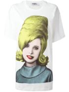 Jeremy Scott Woman Print T-shirt, Women's, Size: Small, White, Cotton