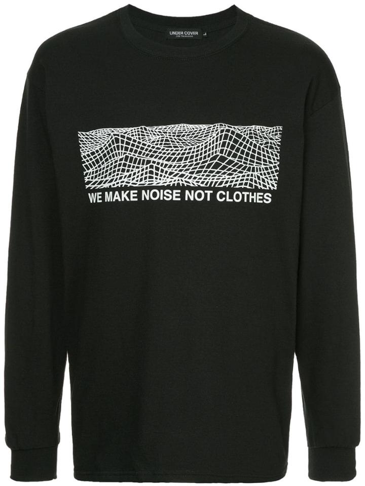Undercover Front Printed Sweatshirt - Black