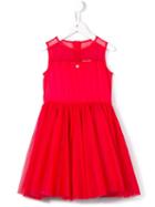 Armani Junior Tulle Party Dress, Girl's, Size: 12 Yrs, Red