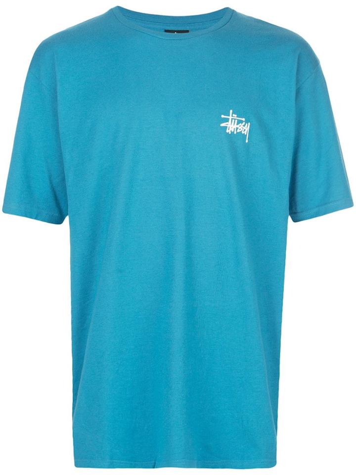 Stussy Oversized Logo T-shirt - Blue