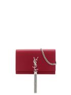 Saint Laurent Kate Cross Body Bag - Red
