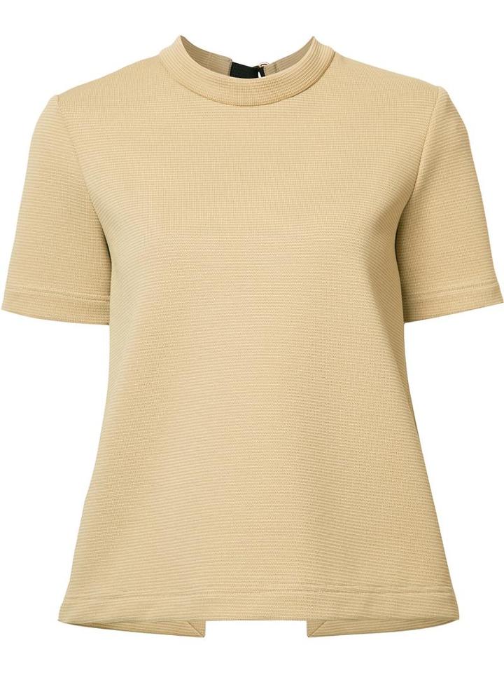 Marni Open Back Top, Women's, Size: 40, Nude/neutrals, Polyester