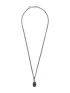 Roman Paul Fleur-de-lis Dog Tag Necklace - Gold