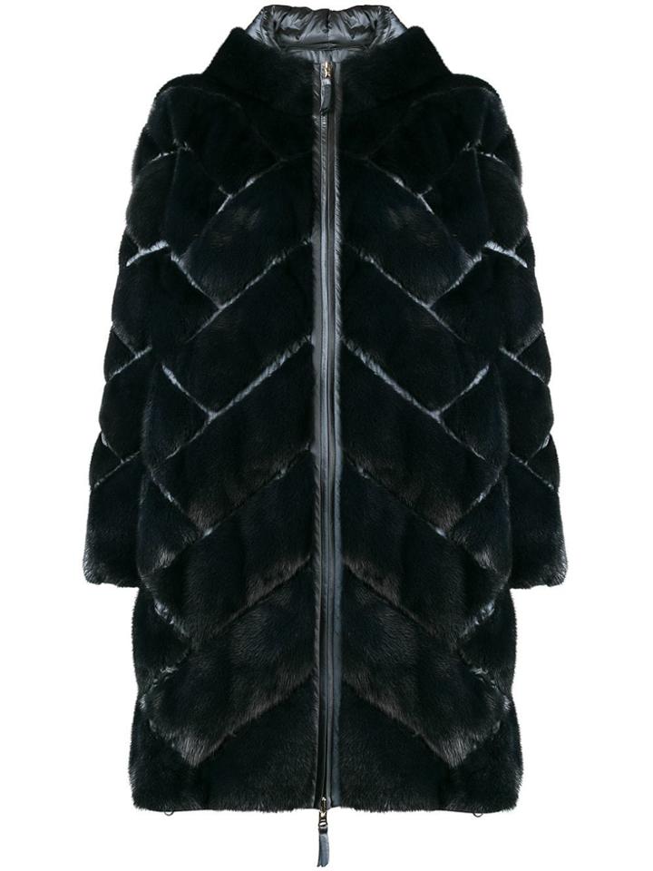 Liska Padded Coat - Blue