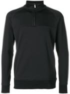 Calvin Klein Zipped Neck Sweatshirt - Black
