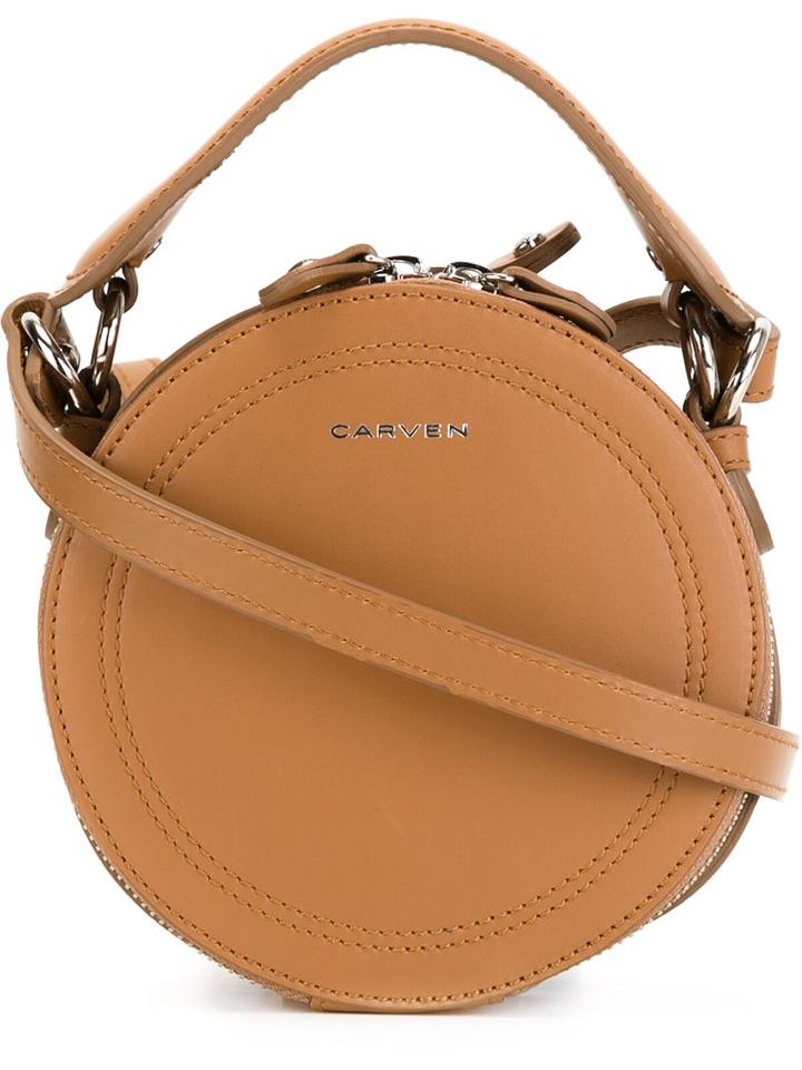 Carven Round Crossbody Bag