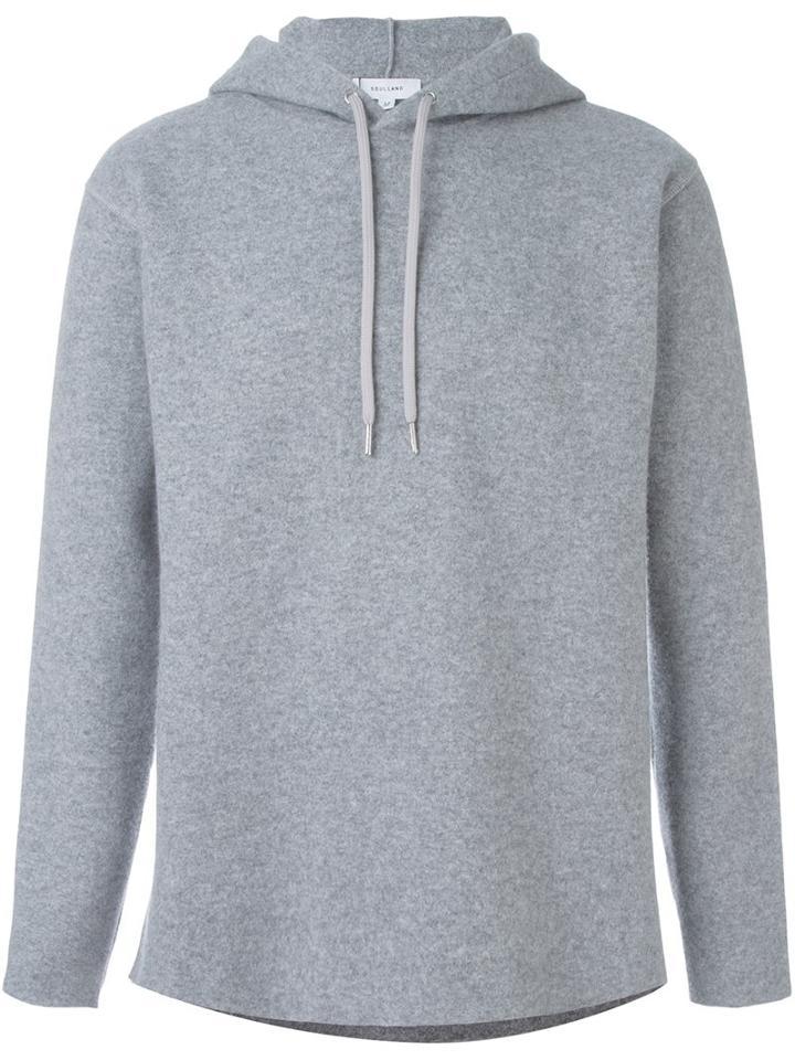 Soulland 'bekkevold' Hoodie, Men's, Size: Xl, Grey, Nylon/polyester/wool